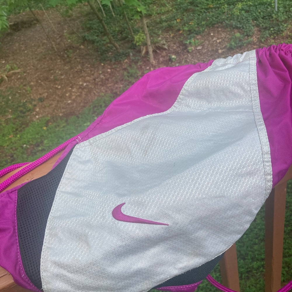 Nike purple small gym backpack